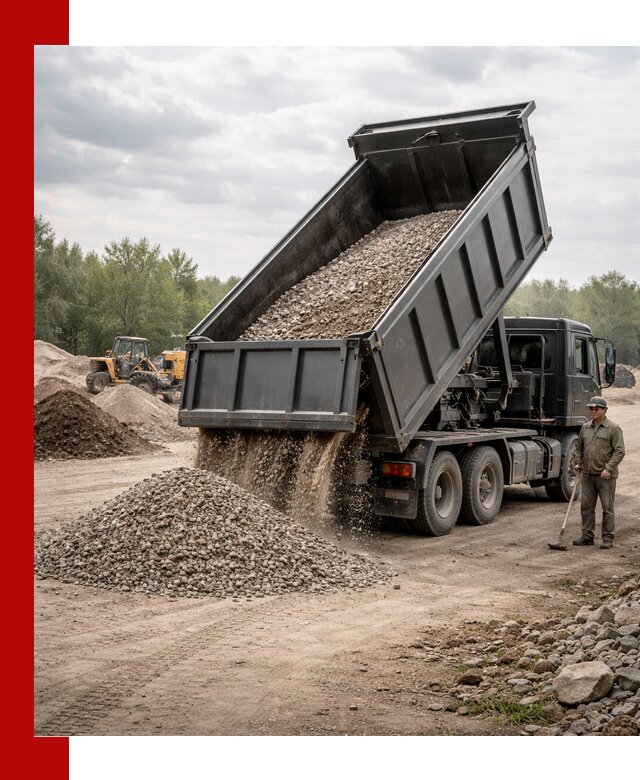 Доставка самосвалом 30 м3 по выгодным ценам в Мончегорске