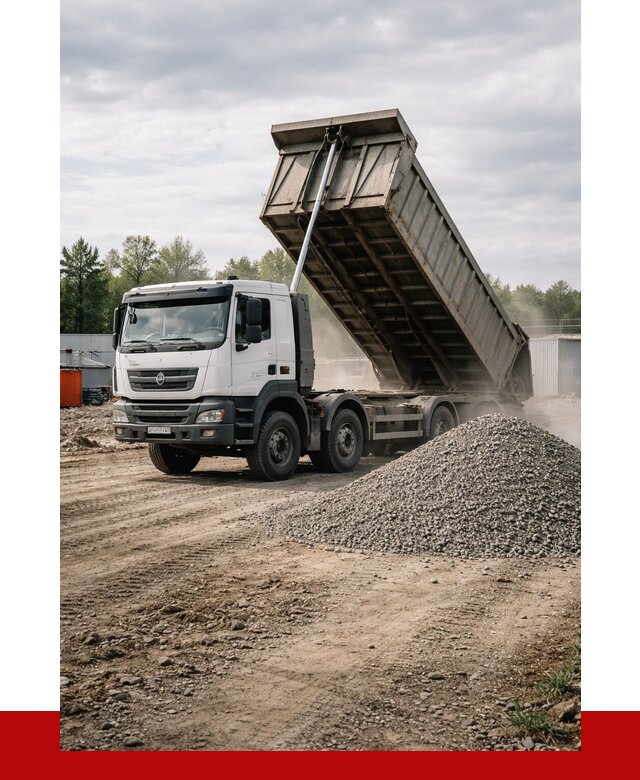 Доставка самосвалом 40 кубов в Мончегорске от 9090 р. | ПРОНЕРУДМнч