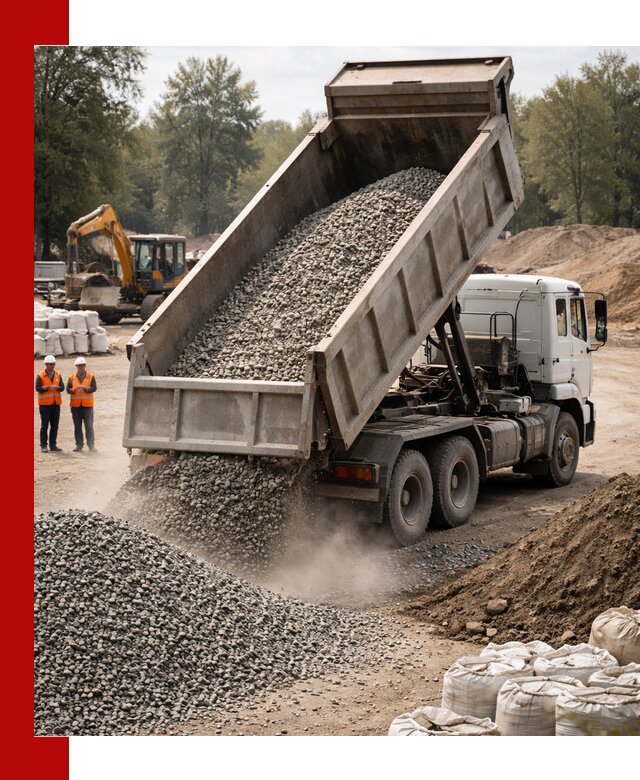 Аренда самосвала в Мончегорске для доставки сыпучих и нерудных материалов