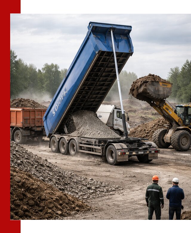 Аренда тонар 40 тонн в Мончегорске с доставкой материалов