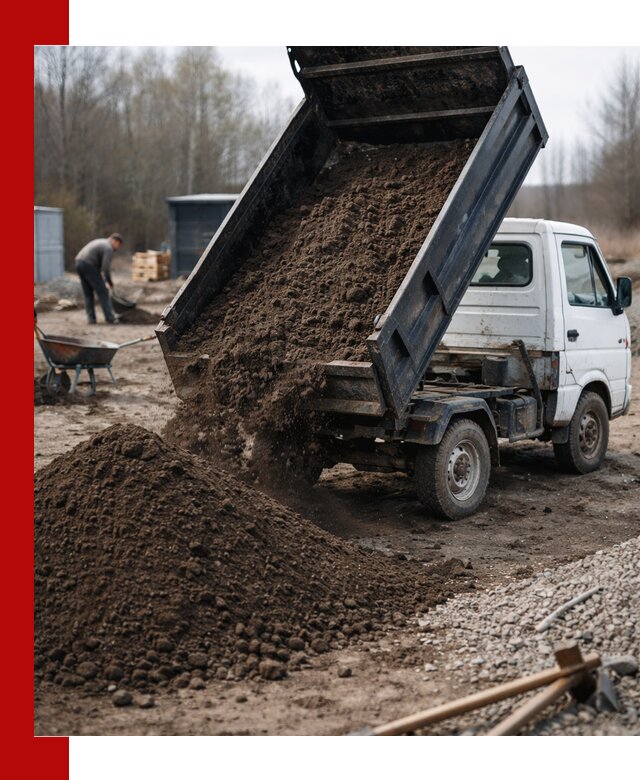 Аренда минисамосвала в Мончегорске для доставки сыпучих материалов