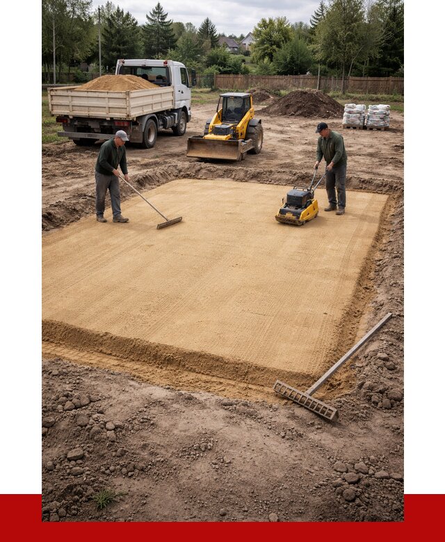 Устройство песчаной подушки в Мончегорске от 4545 р. ПРОНЕРУДМнч