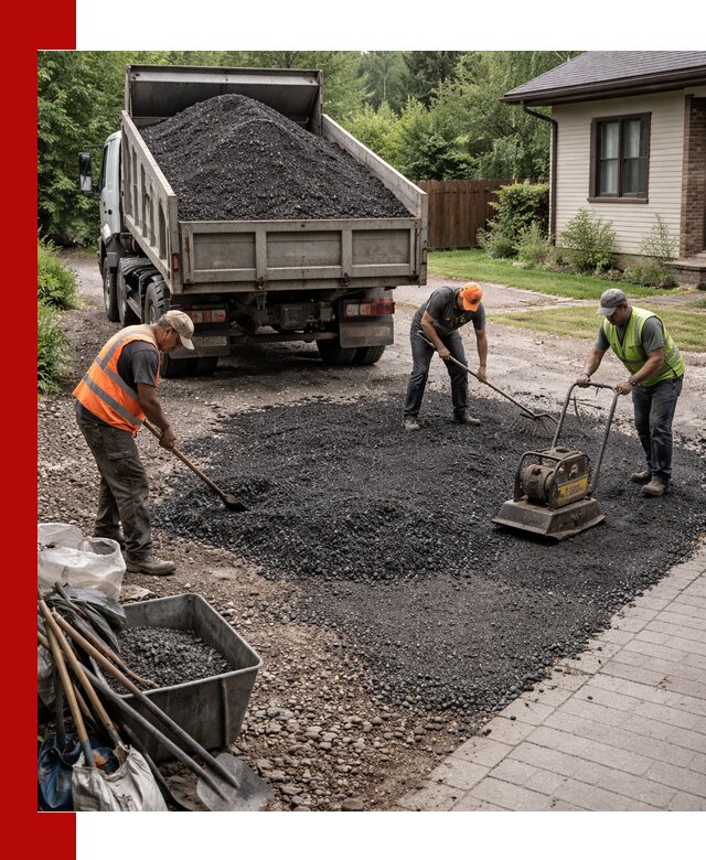 Асфальтовая крошка для двора с доставкой в Мончегорске